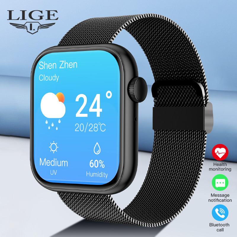 Smartwatch Professional Watches For Men - LIGE New Women Smart Watch 1.85
