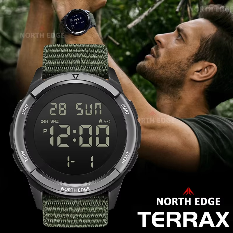 Altimeter Compass Watch - NORTH EDGE 2025 TERRAX Men's Digital