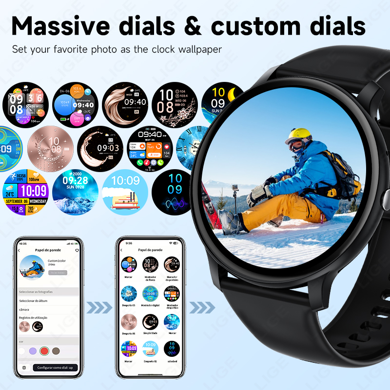 LIGE Bluetooth Call Women Smar - Smartwatch Latest Watches For Women recension och pris
