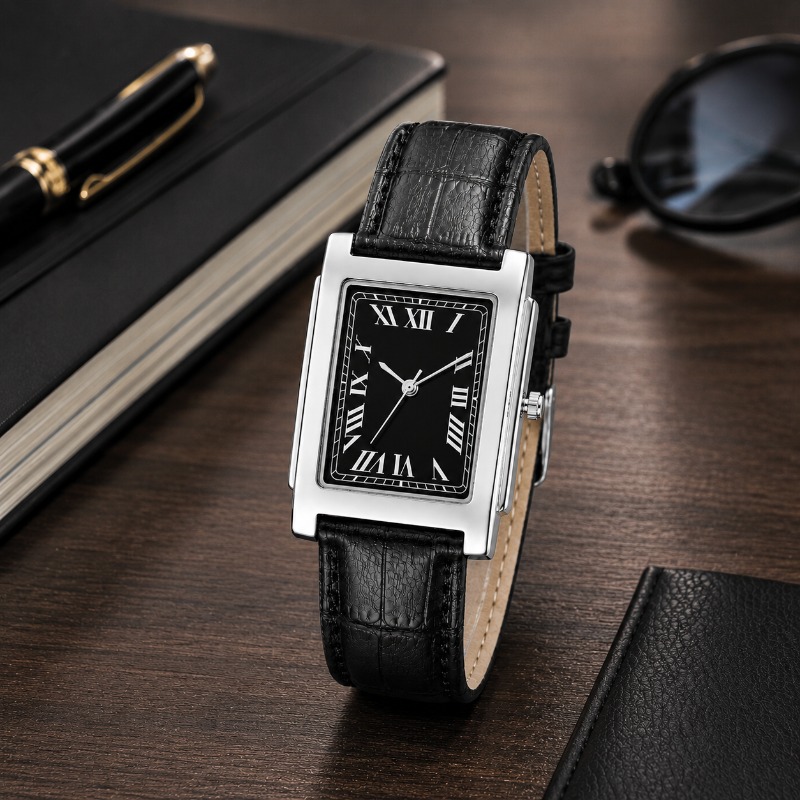 Minimalist Rectangle Men Watch - Smartwatch Vintage Watches For Men recension och pris