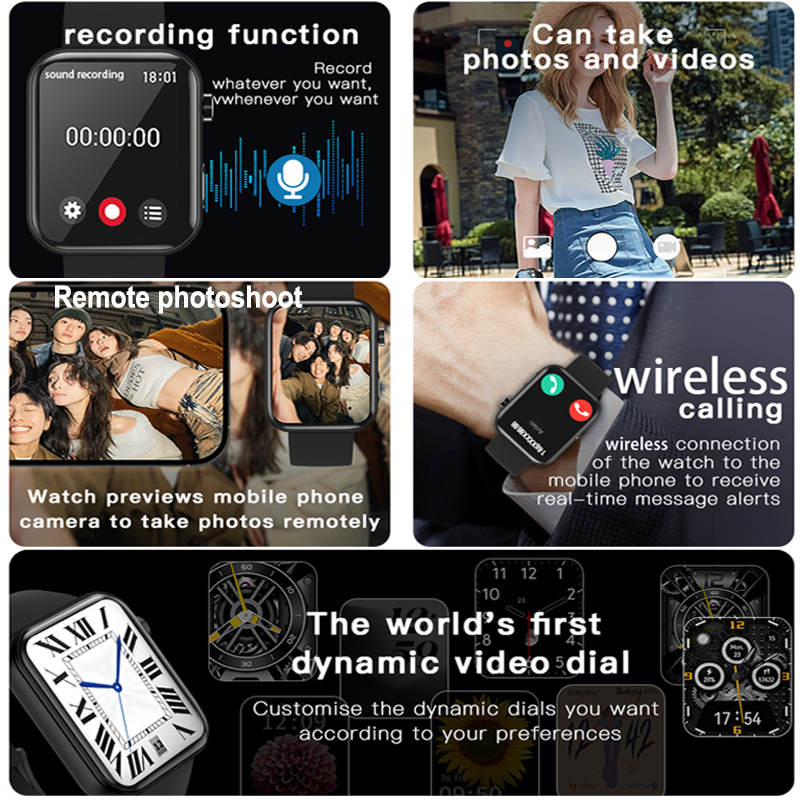New Camera SmartWatch Men Wome - Smartwatch Health Watches For Women recension och pris