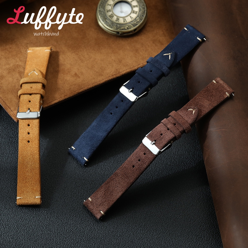 Vintage Suede Leather Watch Ba - Smartwatch Vintage Watches For Men recension och pris