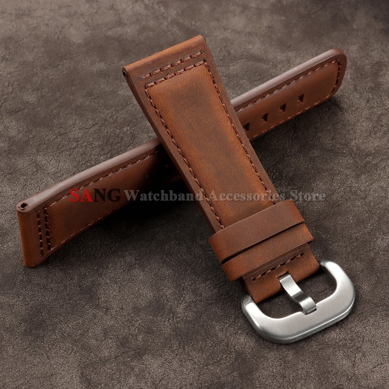 28mm Vintage Leather Watchband - Smartwatch Vintage Watches For Men recension och pris