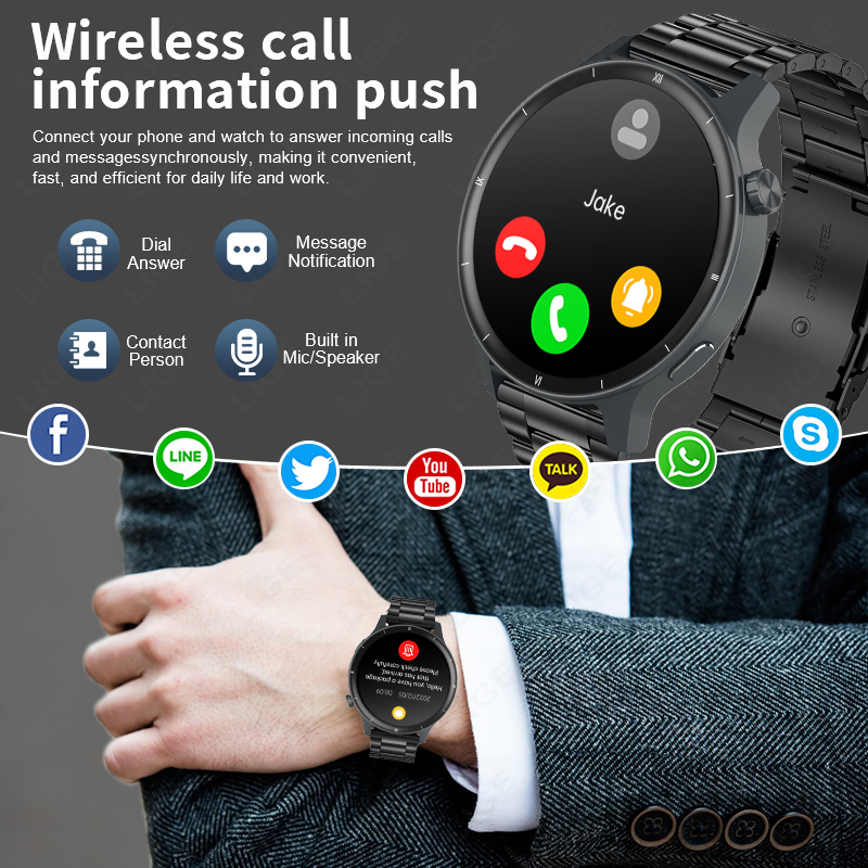 LIGE 3D Dynamic Dial Smart Wat - Smartwatch Latest Watches For Women recension och pris