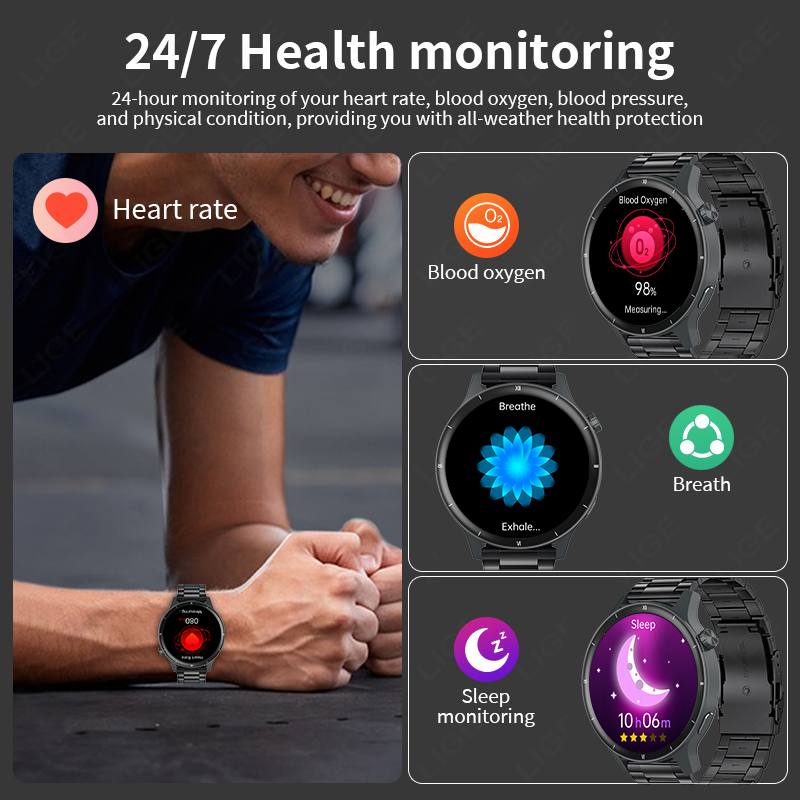LIGE 3D Dynamic Dial Smart Wat - Smartwatch Latest Watches For Women recension och pris
