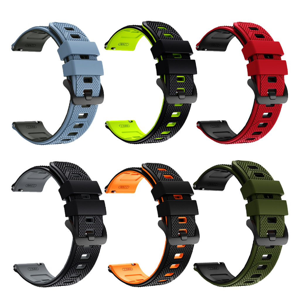 22mm Soft Silicone Watch Strap - Smartwatch Running Watches For Men recension och pris