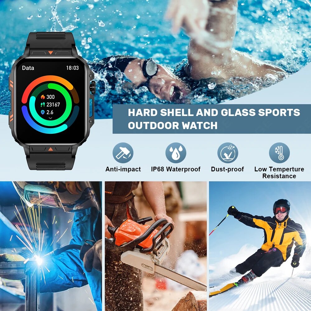 LIGE Smartwatch 1.95 Inch Scre - Smartwatch Health Watches For Women recension och pris
