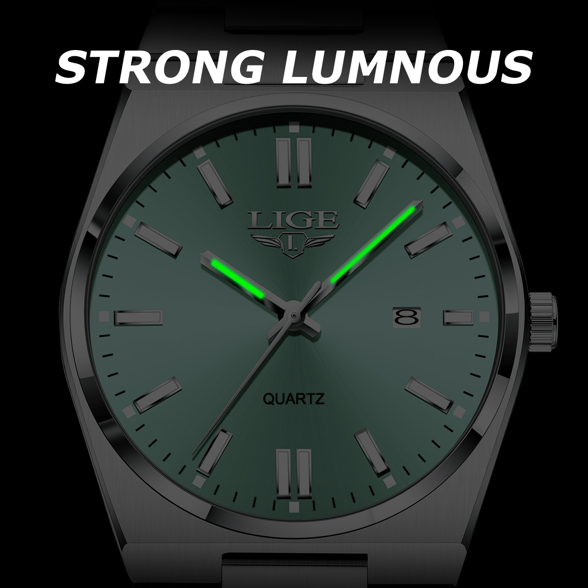 LIGE Luxury Brand Men Watches  - Smartwatch Vintage Watches For Men recension och pris