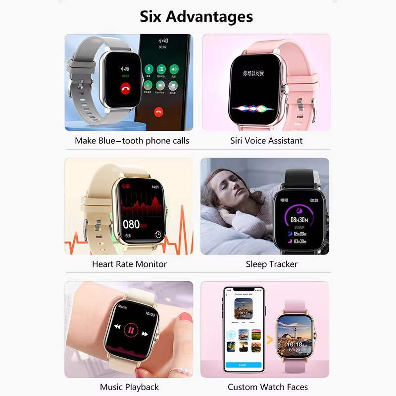 Latest Upgraded Fashion Design - Smartwatch Latest Watches For Women recension och pris