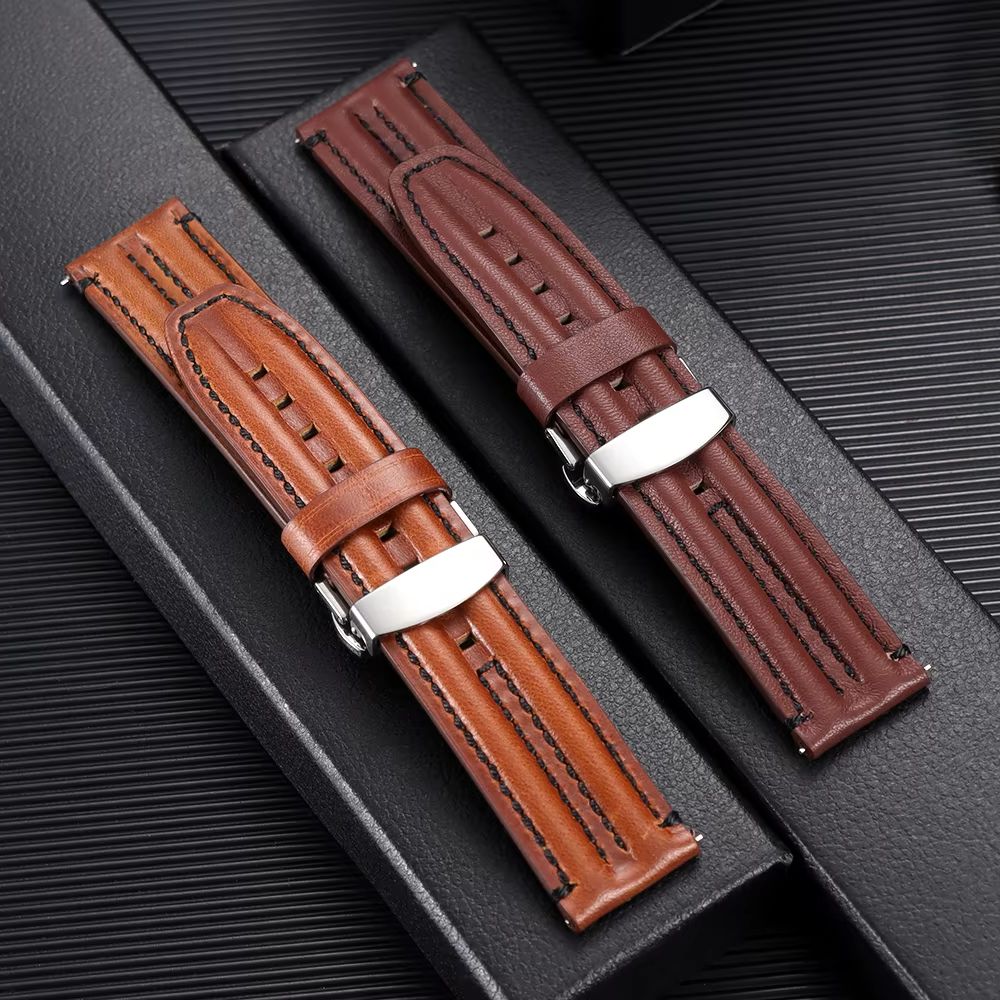 20mm 22mm Genuine Cowhide Watc - Smartwatch Vintage Watches For Men recension och pris