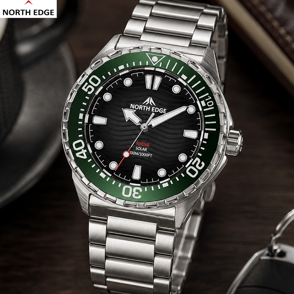 NORTH EDGE TRITON Mens Militar - Altimeter Compass Watch recension och pris