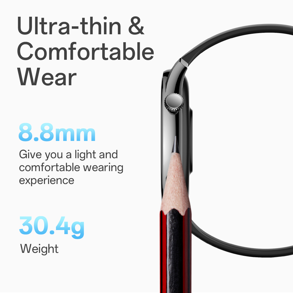 Aolon GTR3 Smartwatch 8.8mm Ul - Smartwatch Watch Whatsapp recension och pris