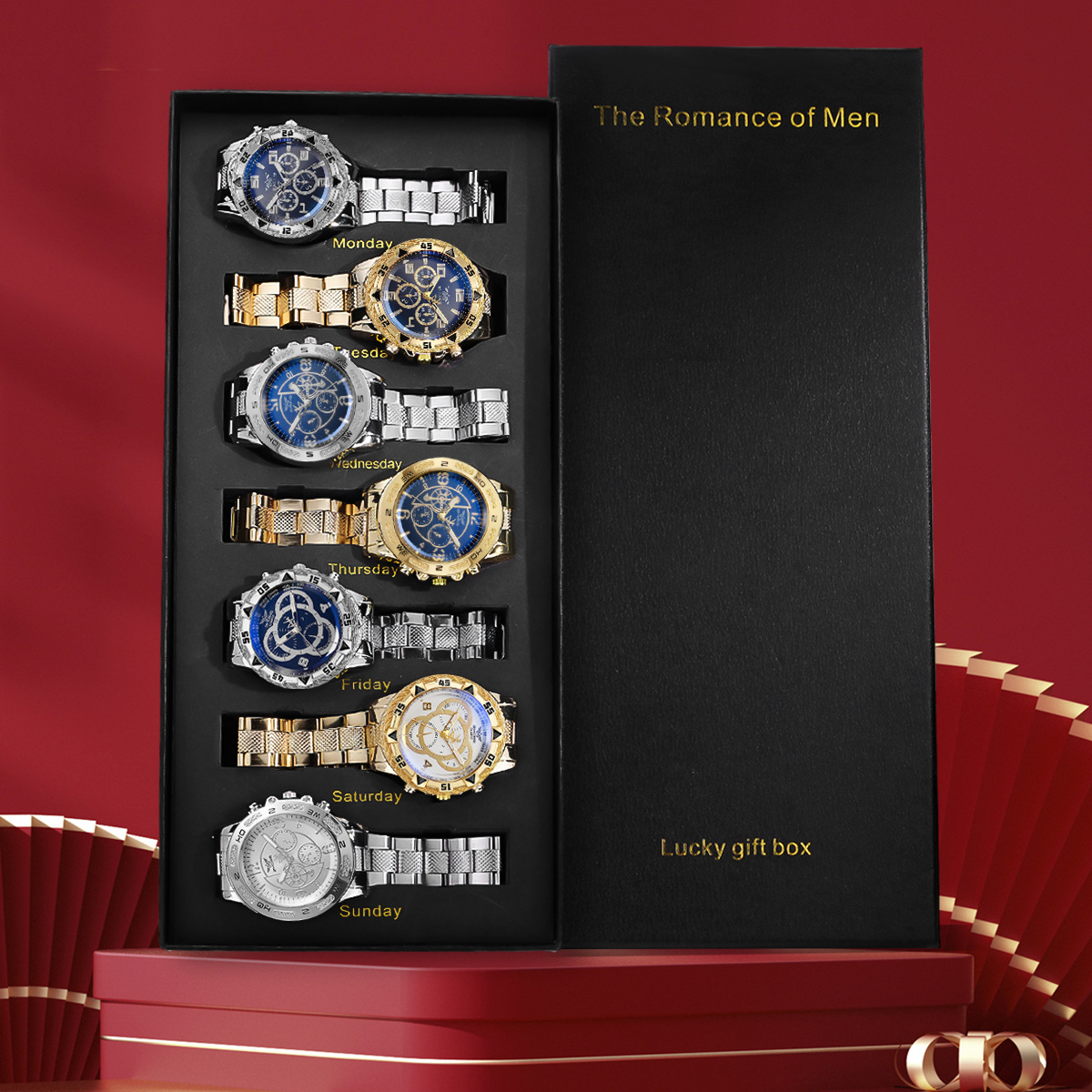 Men 7‑Pcs Watch Trend‑Forward  - Smartwatch Trending Watches For Men recension och pris