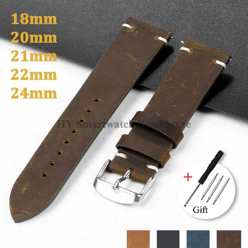 18mm 20mm 21mm 22mm 24mm Vinta - Smartwatch Vintage Watches For Men recension och pris