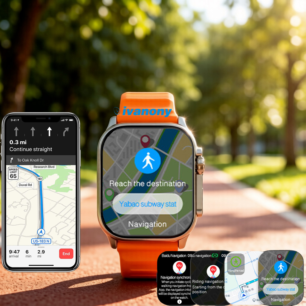 HK12 Ultra 4 Smart Watch Suppo - Smartwatch Watch Whatsapp recension och pris