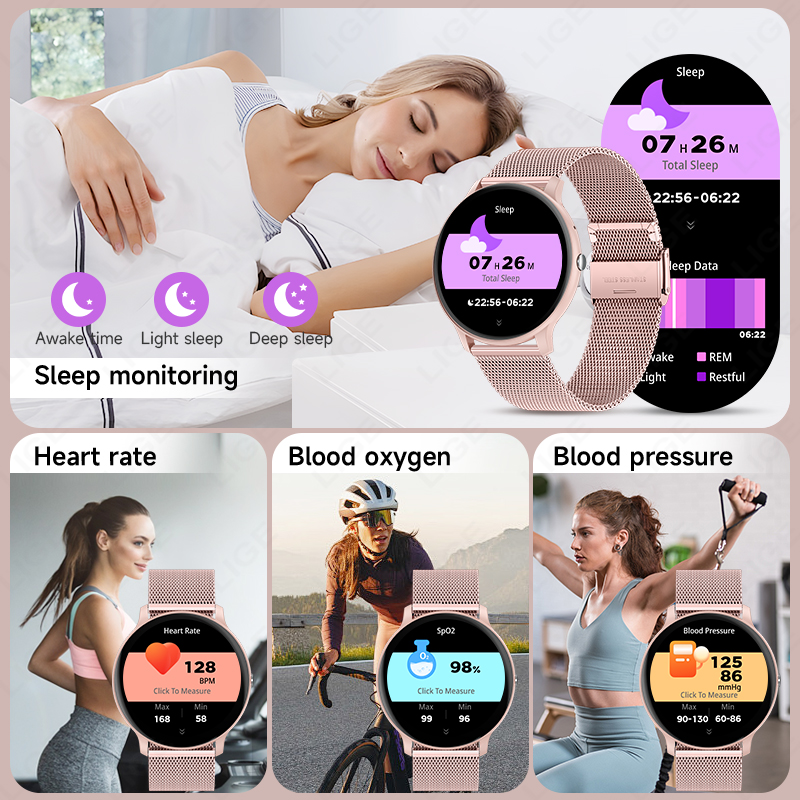 LIGE 2026 Sports Fitness Watch - Smartwatch Latest Watches For Women recension och pris