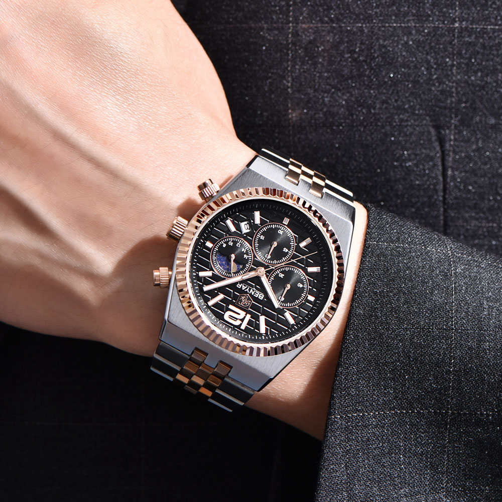 BENYAR Chronograph 40mm Men's  - Anti-Magnetic Watch recension och pris