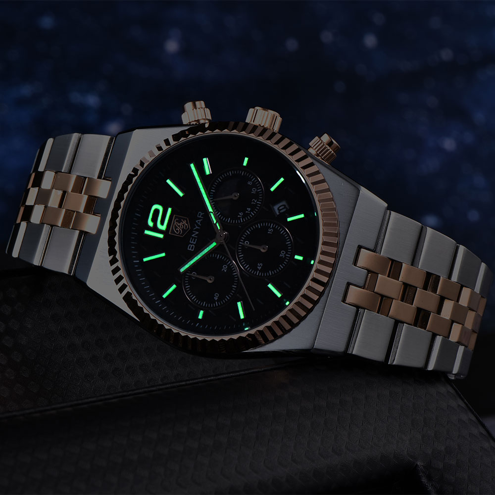 BENYAR Chronograph 40mm Men's  - Anti-Magnetic Watch recension och pris