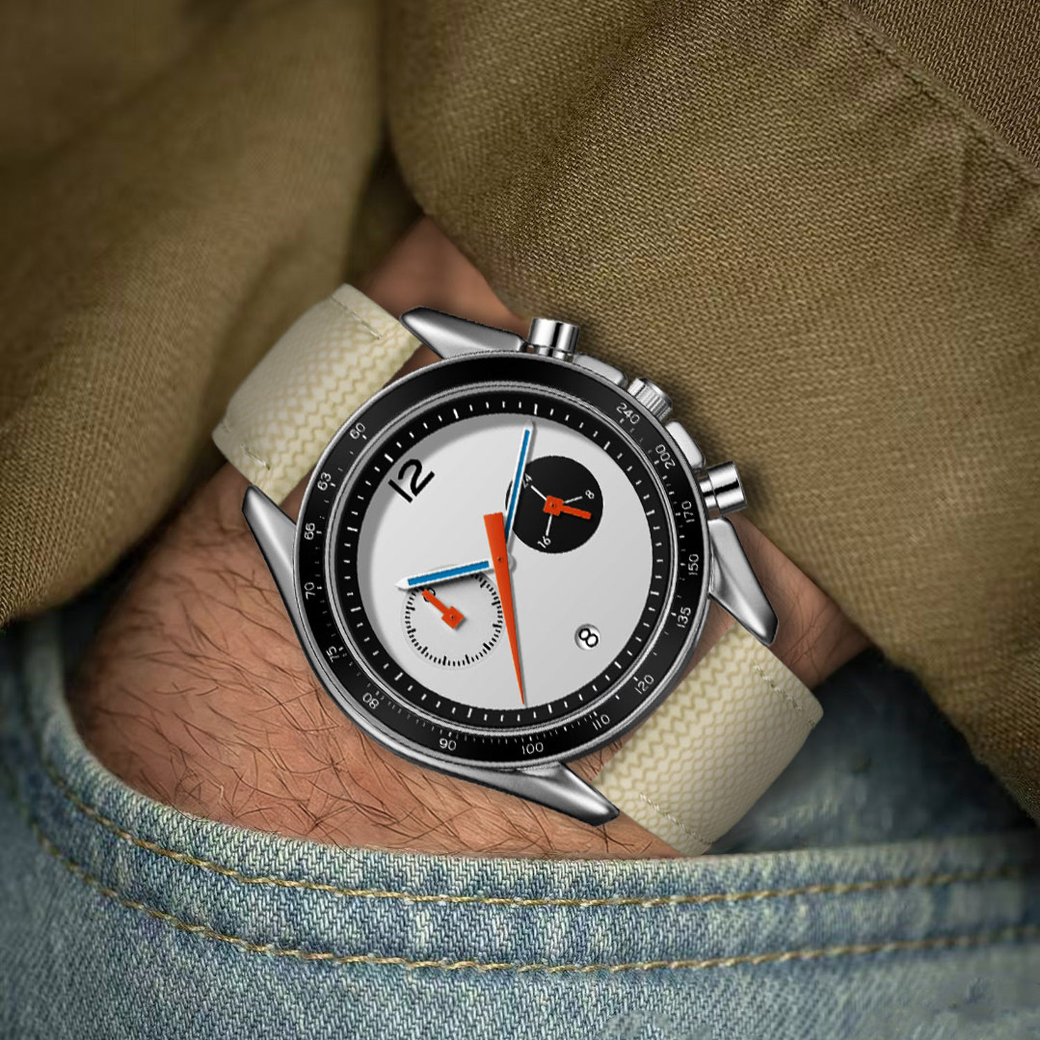 CILOA Vintage Racing Chronogra - Smartwatch Vintage Watches For Men recension och pris