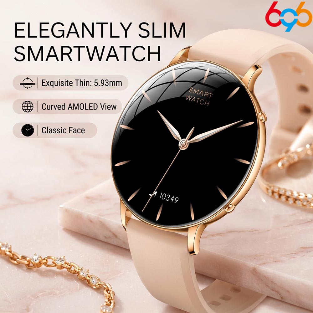 Girl Wristwatch New Ultra‑Slim - Smartwatch Health Watches For Women recension och pris