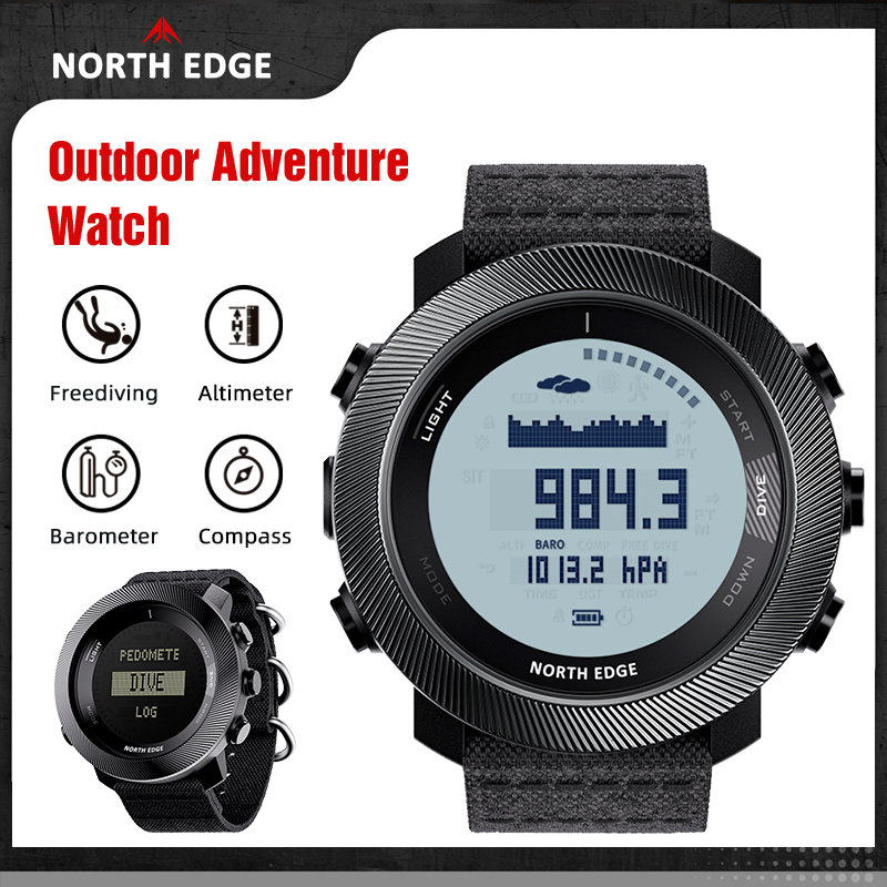 NORTH EDGE APACHE-D Men Free D - Altimeter Compass Watch recension och pris