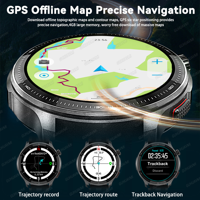 2026 New Military T-Rex3 GPS M - Smartwatch Professional Watches For Men recension och pris