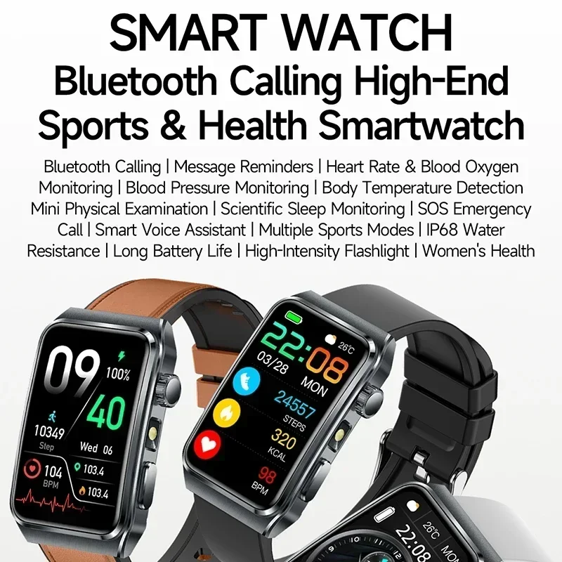 2026 New ECG+PPG Health Analys - Smartwatch Professional Watches For Men recension och pris