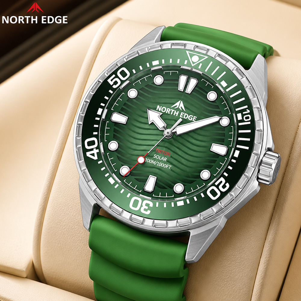 NORTH EDGE TRITON Solar Dive W - Altimeter Compass Watch recension och pris